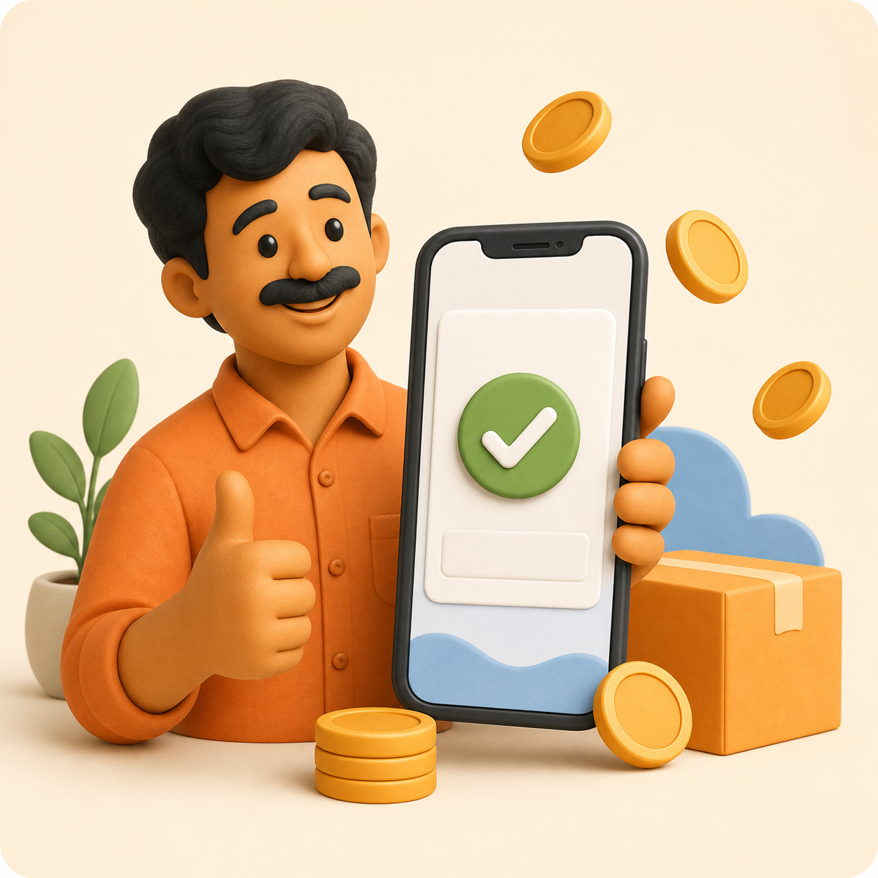 Seller receiving a payment payout